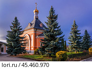 Введенский ставропигиальный мужской монастырь Оптина пустынь, Козельск. Стоковое фото, фотограф Baturina Yuliya / Фотобанк Лори