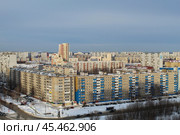 Город Нижневартовск зимой (2024 год). Редакционное фото, фотограф Иван Дуплик / Фотобанк Лори