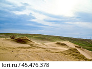 Барханы пустыни. Республика Казахстан. Стоковое фото, фотограф Александр Тараканов / Фотобанк Лори
