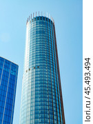 Город Екатеринбург. Башня "Исеть" (2016 год). Редакционное фото, фотограф Александр Тараканов / Фотобанк Лори