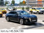 Hongqi H5 (2024 год). Редакционное фото, фотограф Art Konovalov / Фотобанк Лори