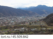 Село Коста Хетагурова в Карачаевске (2024 год). Стоковое фото, фотограф Иван Дуплик / Фотобанк Лори