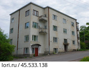 "Жилой дом". Карелия, Сортавала, улица Ленина, 28 (2019 год). Стоковое фото, фотограф Алексей Иванов / Фотобанк Лори