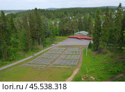 Певческое поле в парке Ваккосалми - вид с горы Кухавуори. Сортавала, Карелия (2019 год). Стоковое фото, фотограф Алексей Иванов / Фотобанк Лори