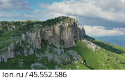 Summer landscape in Caucasus Mountains. Стоковое видео, видеограф Михаил Коханчиков / Фотобанк Лори