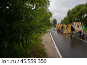 30. 06. 2023, Московская область, посёлок Шувое. Шувойско-Губинския крестный ход с Чудотворной иконой. Редакционное фото, фотограф Дмитрий Киселёв / Фотобанк Лори