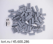 RUSSIAN, MART 16, 2019. Constructor Lego Classic. Small details in bulk. Редакционное фото, фотограф Андрей Аркуша / Фотобанк Лори