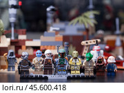 RUSSIAN, May 16, 2018. Constructor Lego Star Wars. Boba Fett and Bounty Hunters. Редакционное фото, фотограф Андрей Аркуша / Фотобанк Лори