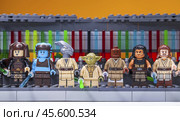RUSSIA, SAMARA, April 05, 2024. Constructor Lego Star Wars. Редакционное фото, фотограф Андрей Аркуша / Фотобанк Лори