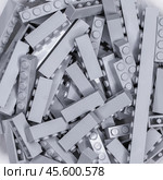 RUSSIA, SAMARA, NOVEMBER 20, 2021 - Lego constructor details. Редакционное фото, фотограф Андрей Аркуша / Фотобанк Лори