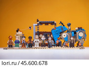 RUSSIA, SAMARA, FEBRUARY 7, 2022 - Lego Star Wars minifigures. Редакционное фото, фотограф Андрей Аркуша / Фотобанк Лори