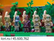 RUSSIA, SAMARA, FEBRUARY 15, 2020 - Lego Star Wars Minifigures rebel. Редакционное фото, фотограф Андрей Аркуша / Фотобанк Лори