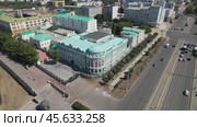 Дом Севастьянова, Екатеринбург. Съемка с дрона (2022 год). Редакционное видео, видеограф Владислав Самошкин / Фотобанк Лори