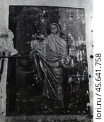 Изображение молодой женщины. Библейский сюжет, рисунок на стене. Стоковое фото, фотограф Retro / Фотобанк Лори