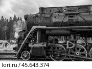 Ретро поезд Рускеальский экспресс. Редакционное фото, фотограф Анастасия Жукова / Фотобанк Лори