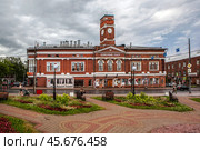 Здание Череповецкого Камерного театра. Череповец. Вологодская область (2024 год). Редакционное фото, фотограф Сергей Афанасьев / Фотобанк Лори