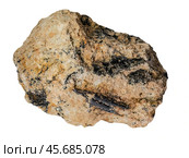 Aeschynite-(Y) is a rare earth mineral of yttrium, calcium, iron, thorium, titanium, niobium, oxygen, and hydrogen. Стоковое фото, фотограф Константин Григорьев / Фотобанк Лори