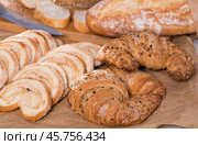 Fried Palmier laid out on counter. Стоковое фото, фотограф Татьяна Яцевич / Фотобанк Лори