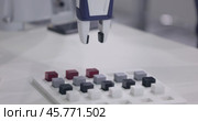 Cobot, or collaborative robot, is a robot intended for direct human robot interaction within a shared space, or where humans and robots are in close proximity. Стоковое видео, видеограф Андрей Армягов / Фотобанк Лори