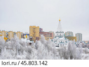 Храм в честь Святой равноапостольной княгини Ольги в Нижнем Новгороде. Редакционное фото, фотограф Илья Старков / Фотобанк Лори