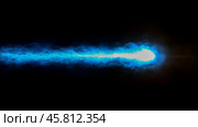 Energy shock wave: a blue shockwave that spreads from the center point, illuminating the entire black background. Стоковое AI-изображение, AI-художник Ирина Ручушкина / Фотобанк Лори