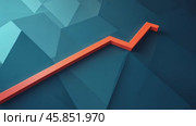 Visual Representation of Upward Trends in Data Analysis With Abstract Geometric Design Elements. Стоковое AI-видео, аниматор Sergey Grishin / Фотобанк Лори