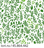 Seamless pattern on the background of bp green leaves. Стоковое AI-изображение, AI-художник Ярославский Максим / Фотобанк Лори