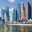 Московский международный деловой центр "Москва-Сити", вид с реки Москвы (2022 год). Редакционное фото, фотограф Солодовникова Елена / Фотобанк Лори