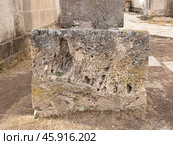 Armenian monastery of Haghartsin of the 11th-13th century in the Tavush Province of Armenia. Tuff khachkar. Стоковое фото, фотограф Evgenia Shevardina / Фотобанк Лори
