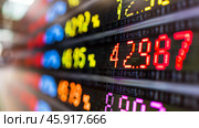 Stock Market Ticker Screen. Стоковое AI-изображение, AI-художник Решат Алиев / Фотобанк Лори