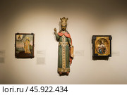 Невьянская икона, невьянская школа иконописи. экспозиция Екатеринбургского музея изобразительных искусств. Nevyanskaya icon, Nevyanskaya school of icon painting. the exposition of the Yekaterinburg Museum of Fine Arts (2011 год). Редакционное фото, фотограф Юрий Карачев / Фотобанк Лори