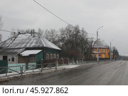 Дома сельского поселения Гордеевка Брянской области. Редакционное фото, фотограф Дмитрий Неумоин / Фотобанк Лори
