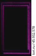 purple neon frame overlay glowing reactangles seamless loop vertical. Стоковая анимация, аниматор Mihail Mihaylov / Фотобанк Лори