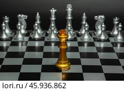 Chess king confrontation leader. Стоковое фото, фотограф Константин Козлов / Фотобанк Лори