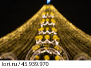 праздничные огни в расфокусе, боке. Стоковое фото, фотограф ~✿Eлена Челышева(Кочина)✿~ / Фотобанк Лори