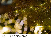 праздничные огни в расфокусе, боке. Стоковое фото, фотограф ~✿Eлена Челышева(Кочина)✿~ / Фотобанк Лори