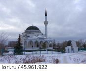 Медная мечеть имени имама Исмагила Аль Бухари. Свердловская область, город Верхняя Пышма, Октябрьская улица, дом 26. Стоковое фото, фотограф Алексей Иванов / Фотобанк Лори