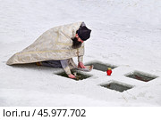 Церемония освящения воды. Обряд в Крещение. 19 января. Редакционное фото, фотограф Александр Тараканов / Фотобанк Лори