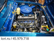 Engine of the Toyopet Corona T40. Редакционное фото, фотограф Art Konovalov / Фотобанк Лори