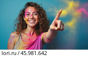 Celebrate Holi With Vibrant Colors and Joyful Traditions in This Energetic Festival of Unity and Love. Стоковое AI-видео, аниматор Sergey Grishin / Фотобанк Лори