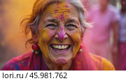 Celebrate Holi With Vibrant Colors and Joyful Traditions in India During the Spring Festival of Love and Unity. Стоковое AI-видео, аниматор Sergey Grishin / Фотобанк Лори