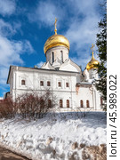 Саввино-Сторожевский монастырь, Собор Рождества Богородицы. Звенигород. (2024 год). Стоковое фото, фотограф Лариса Гордеева / Фотобанк Лори