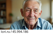 Portrait of very old human experiencing memory loss, cognitive impairment, dementia, or Alzheimer disease. deeply wrinkled skin, distant look, mental decline, brain function deterioration. Стоковое AI-изображение, AI-художник Павел Муравьев / Фотобанк Лори