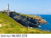 Cape Mayor with lighthouse, Santander, Spain. Стоковое фото, фотограф Яков Филимонов / Фотобанк Лори