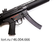 submachine gun MP5 with silencer isolated. Стоковое фото, фотограф Сергей Толмачёв / Фотобанк Лори