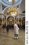 Интерьер Спасо-Преображенского собора, Санкт-Петербург, Россия. Редакционное фото, фотограф Марина Володько / Фотобанк Лори