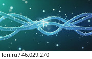Blue wire with many small dots on it. Стоковое AI-видео, аниматор Sergey Grishin / Фотобанк Лори