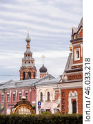 Russia, Yaroslavl city. Alexander Nevsky Chapel, Andropova Street, Golden Ring. Стоковое фото, фотограф Photojuli / Фотобанк Лори