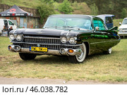 FINOWFURT, GERMANY - MAY 11, 2024: The full-size luxury car Cadillac Sedan DeVille. Season opening of Race 61 Festival. Редакционное фото, фотограф Sergey Kohl / Фотобанк Лори