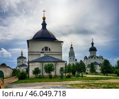 Sviyazhsk, Church of Herman, Archbishop of Kazan, and Mitrofan, Bishop of Voronezh, in the Assumption Sviyazhsk Monastery on the island-grad 16th century. (2023 год). Стоковое фото, фотограф Оксана Медведева / Фотобанк Лори